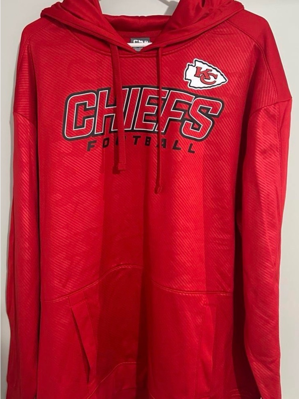 Kansas City Chiefs Red Pullover Hoodie - Official Team Hoodie